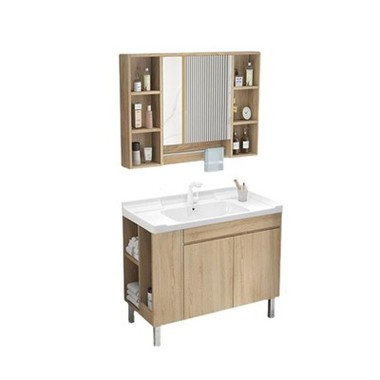 バスルームのシンクキャビネット