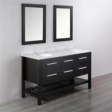 ダブルシンクアメリカンスタイルの洗面化粧台