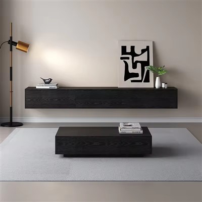 リビングルームの壁キャビネットテレビスタンド